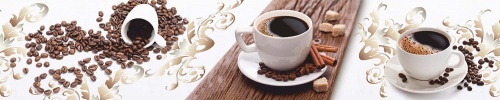Фото. Кухонный фартук Чашка кофе (Ф-106). Строй-Отделка